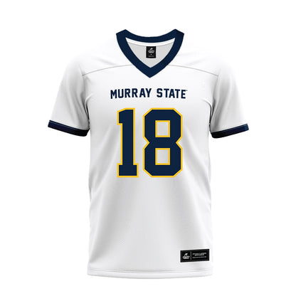 Murray State - NCAA Football : Huseyin Simsir - White Premium Football Jersey-0