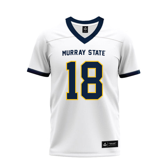 Murray State - NCAA Football : Huseyin Simsir - White Premium Football Jersey-0
