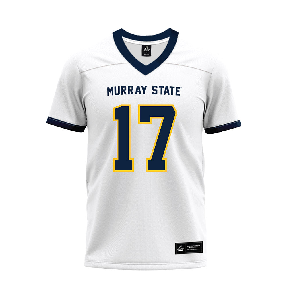 Murray State - NCAA Football : Trace Corum - White Premium Football Jersey-0