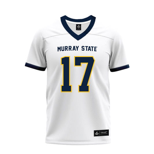 Murray State - NCAA Football : Trace Corum - White Premium Football Jersey-0