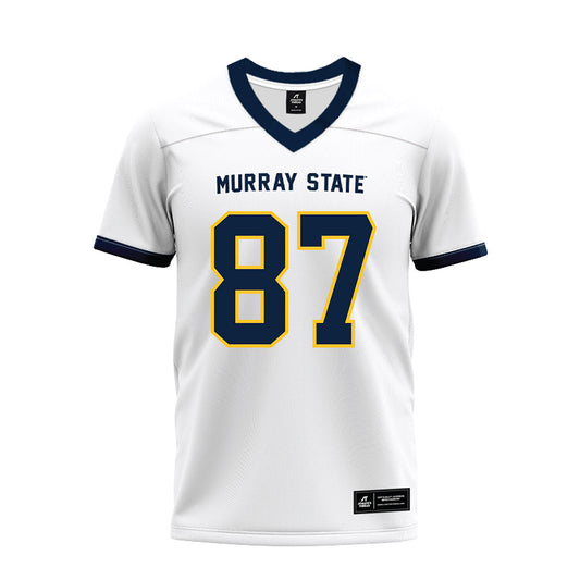 Murray State - NCAA Football : Liam McCormack - White Premium Football Jersey-0