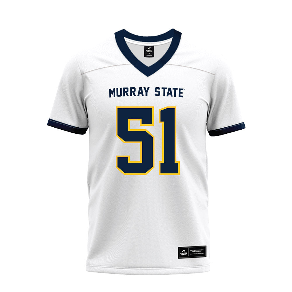 Murray State - NCAA Football : Zj Grady - White Premium Football Jersey-0