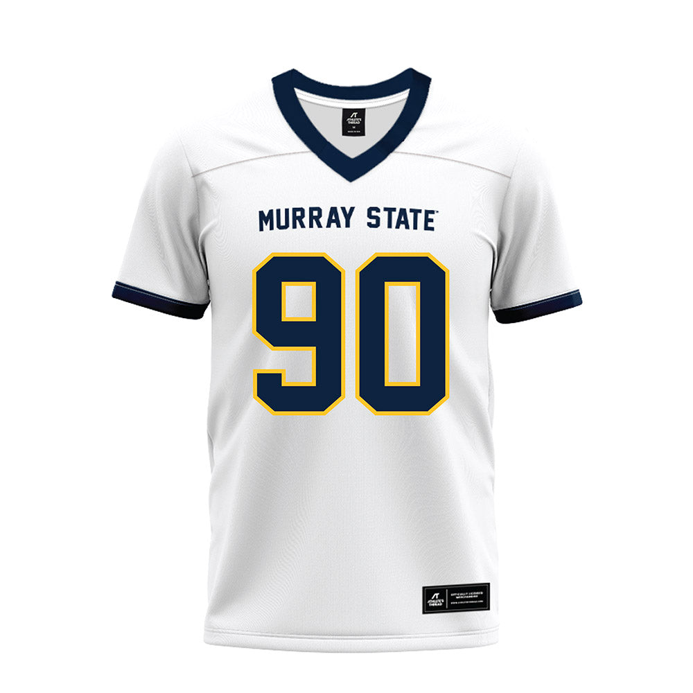 Murray State - NCAA Football : Cameron Daniels - White Premium Football Jersey-0