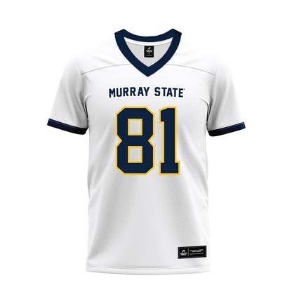 Murray State - NCAA Football : Ty Brown - White Premium Football Jersey-0