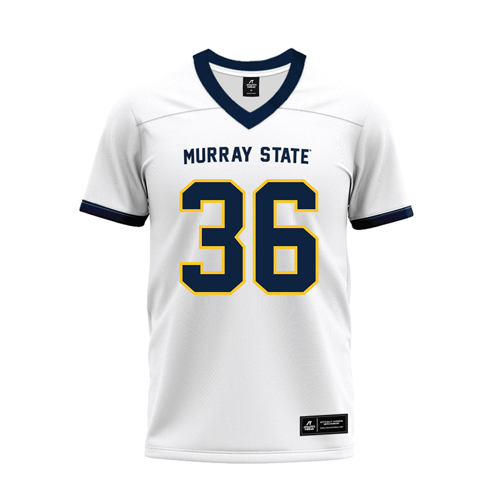 Murray State - NCAA Football : Jack Massey - White Premium Football Jersey-0