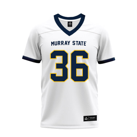 Murray State - NCAA Football : Jack Massey - White Premium Football Jersey-0
