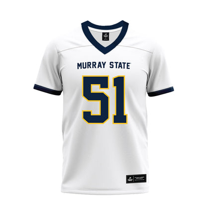 Murray State - NCAA Football : zaccheous grady - White Premium Football Jersey-0