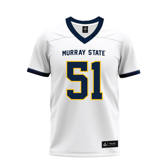 Murray State - NCAA Football : zaccheous grady - White Premium Football Jersey-0
