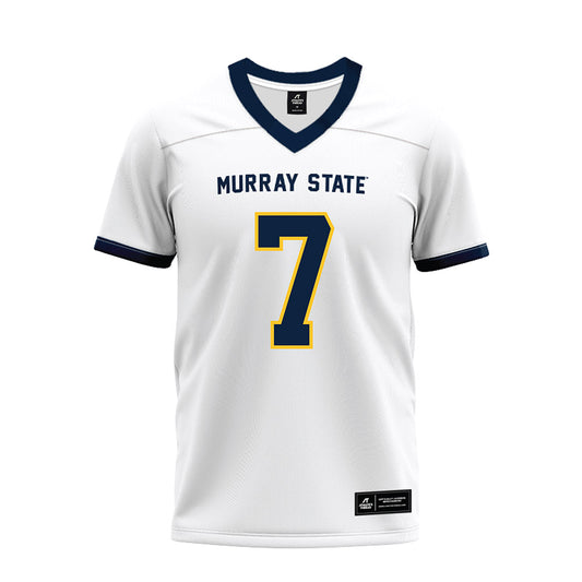Murray State - NCAA Football : Marion Ponds - White Premium Football Jersey-0
