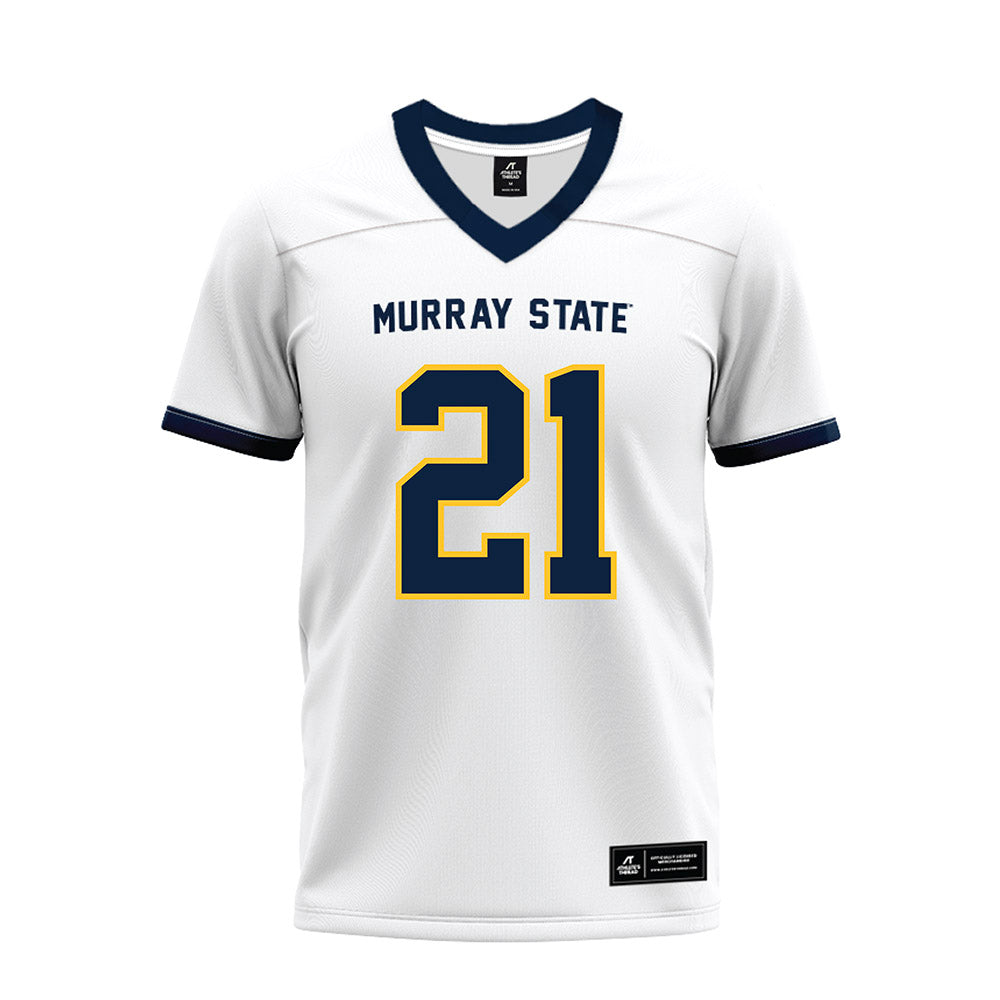 Murray State - NCAA Football : DeMarkus Boykin Jr - White Premium Football Jersey-0