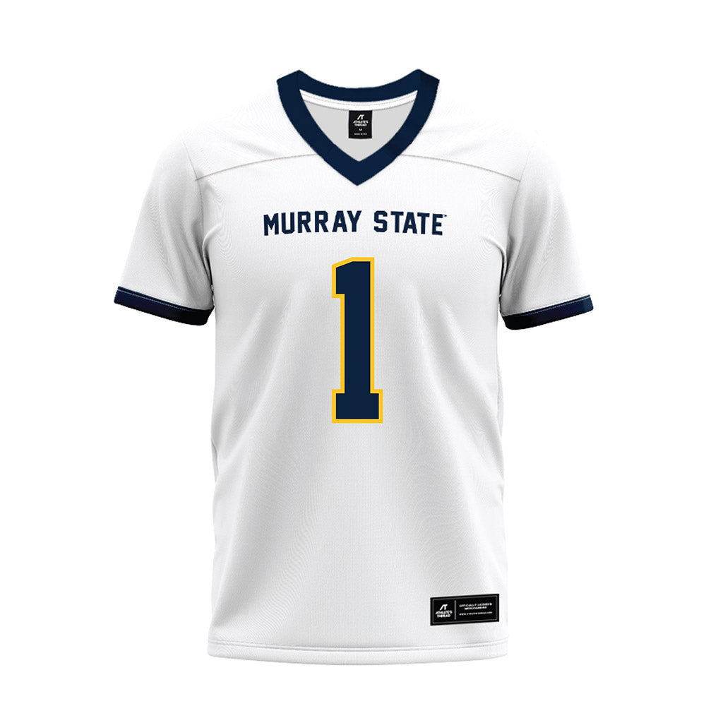 Murray State - NCAA Football : Cam Bulluck - White Premium Football Jersey-0