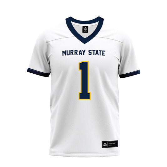 Murray State - NCAA Football : Cam Bulluck - White Premium Football Jersey-0