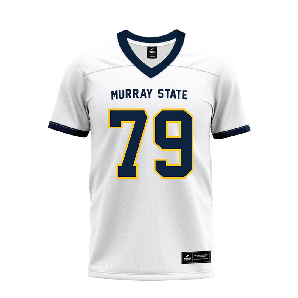 Murray State - NCAA Football : Joshua Bratcher - White Premium Football Jersey-0