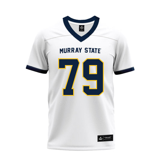 Murray State - NCAA Football : Joshua Bratcher - White Premium Football Jersey-0
