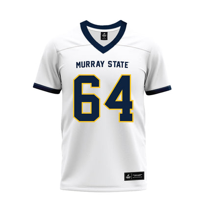 Murray State - NCAA Football : Kenneth McGill - White Premium Football Jersey-0