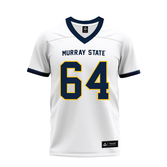 Murray State - NCAA Football : Kenneth McGill - White Premium Football Jersey-0
