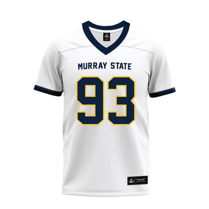 Murray State - NCAA Football : CJ Sanderson - White Premium Football Jersey-0