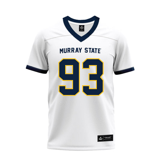 Murray State - NCAA Football : CJ Sanderson - White Premium Football Jersey-0