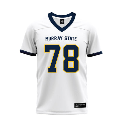 Murray State - NCAA Football : Eric Kirkpatrick - White Premium Football Jersey-0