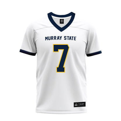 Murray State - NCAA Football : Kaleb Bailey - White Premium Football Jersey-0