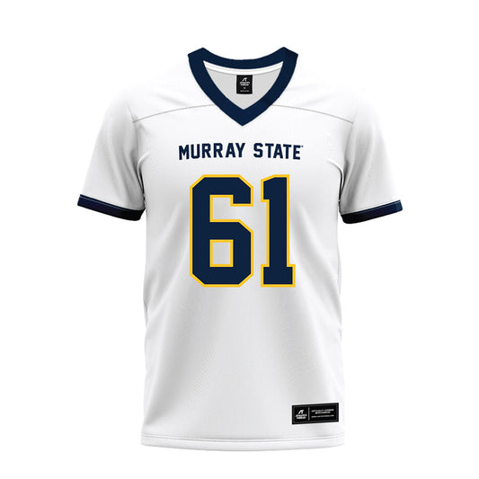 Murray State - NCAA Football : AJ Shadid - White Premium Football Jersey-0
