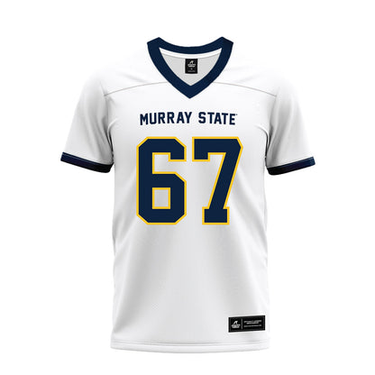 Murray State - NCAA Football : Thatcher Nagle - White Premium Football Jersey-0