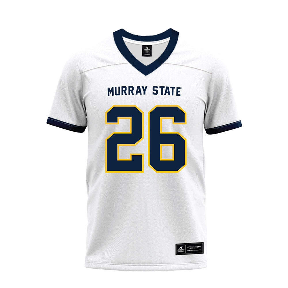 Murray State - NCAA Football : Rett Hemphill - White Premium Football Jersey-0