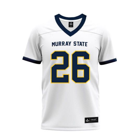 Murray State - NCAA Football : Rett Hemphill - White Premium Football Jersey-0