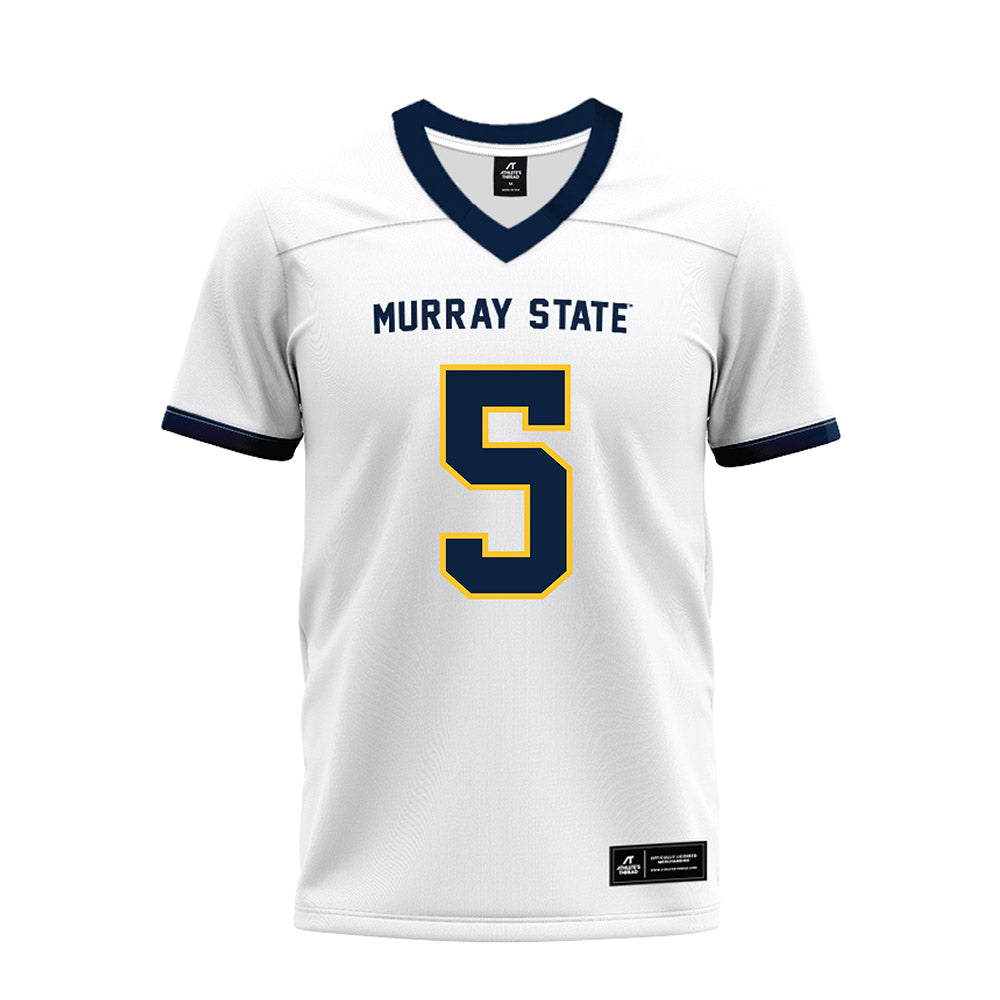 Murray State - NCAA Football : Conlee Crossno - White Premium Football Jersey-0