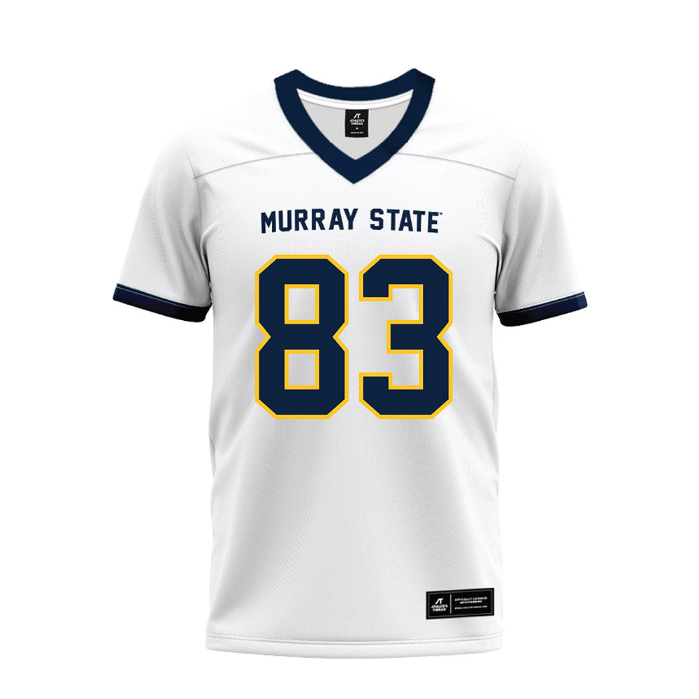Murray State - NCAA Football : Harrison Spencer - White Premium Football Jersey-0