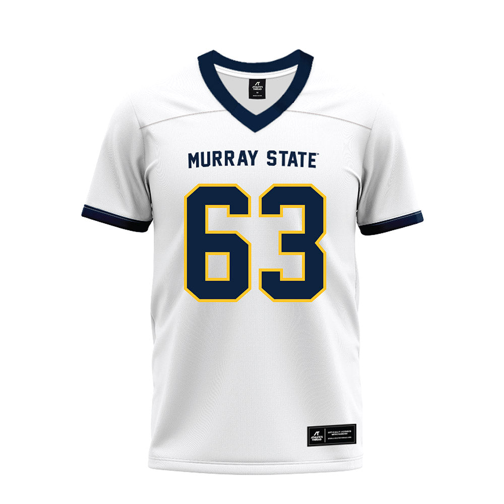Murray State - NCAA Football : Jake Darby - White Premium Football Jersey-0