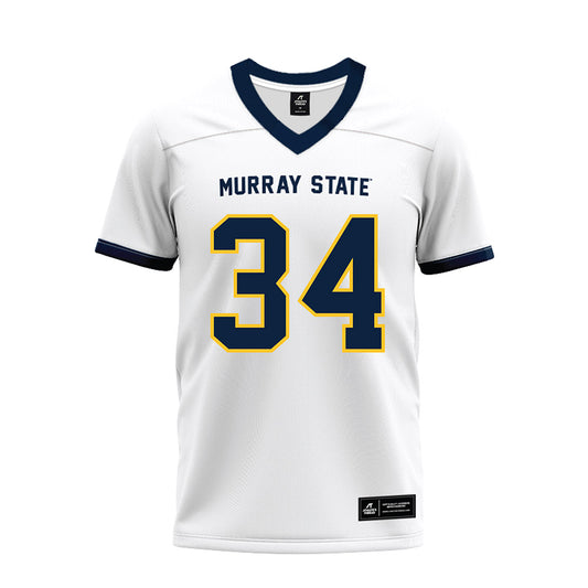 Murray State - NCAA Football : Spencer Conn - White Premium Football Jersey-0