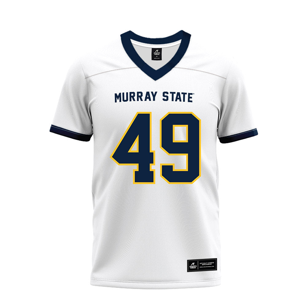 Murray State - NCAA Football : Jackson Mann - White Premium Football Jersey-0