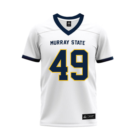 Murray State - NCAA Football : Jackson Mann - White Premium Football Jersey-0