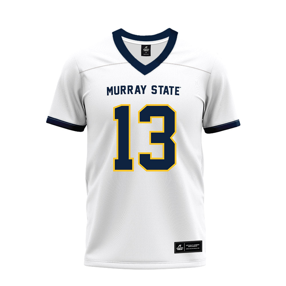 Murray State - NCAA Football : John Ford - White Premium Football Jersey-0