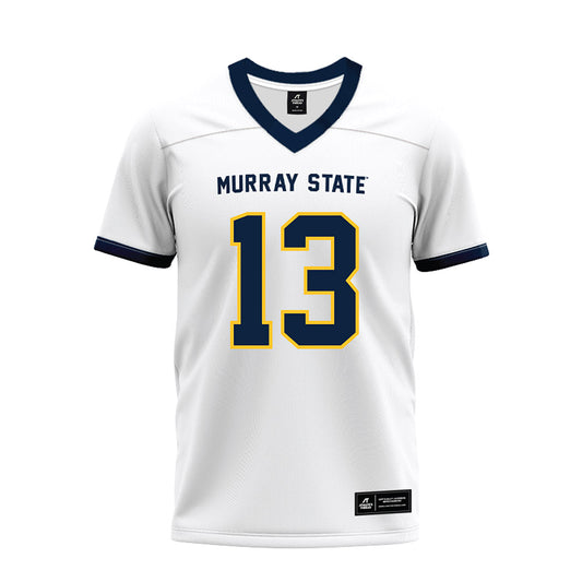Murray State - NCAA Football : John Ford - White Premium Football Jersey-0