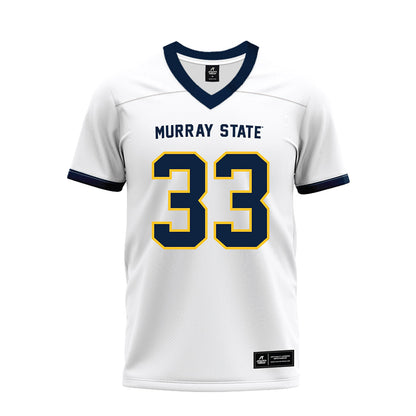 Murray State - NCAA Football : Tyrell Campbell - White Premium Football Jersey