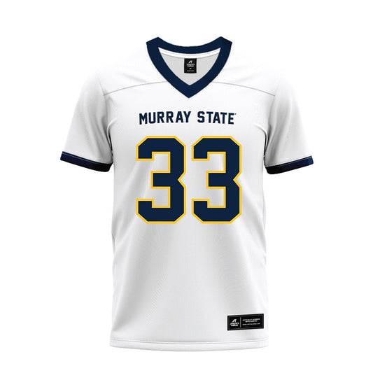 Murray State - NCAA Football : Tyrell Campbell - White Premium Football Jersey
