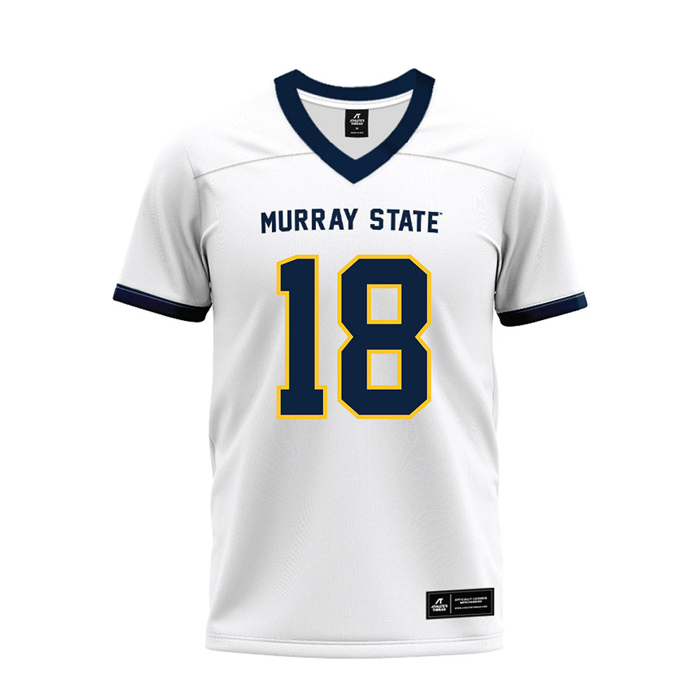 Murray State - NCAA Football : HANK LAGORCE - White Premium Football Jersey-0