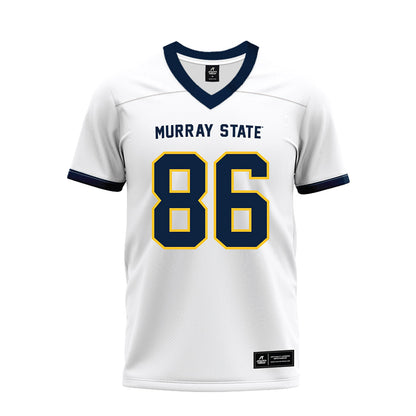 Murray State - NCAA Football : Reece Wilder - White Premium Football Jersey-0