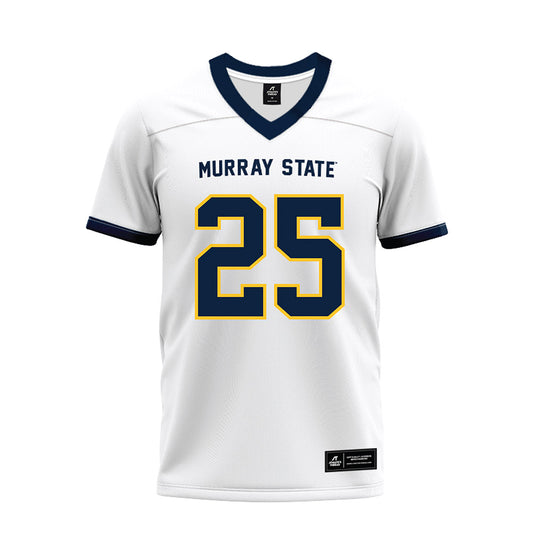 Murray State - NCAA Football : Tate Collins - White Premium Football Jersey-0