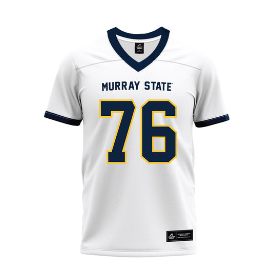 Murray State - NCAA Football : Daniel Cole - White Premium Football Jersey-0