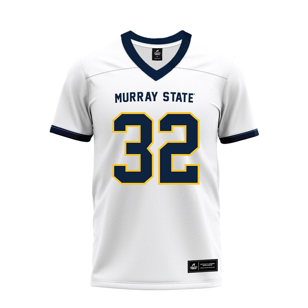 Murray State - NCAA Football : Blaize Thomas - White Premium Football Jersey-0