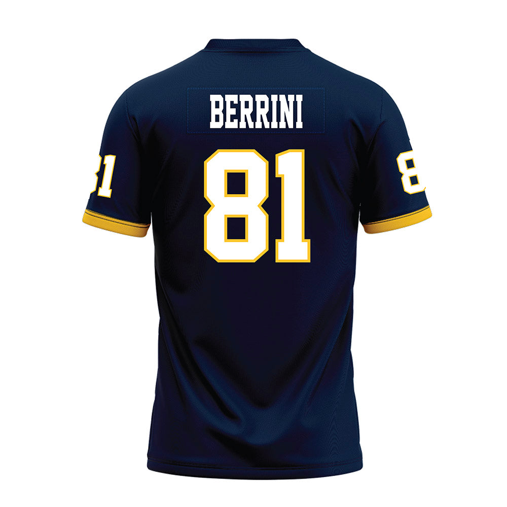 Murray State - NCAA Football : Noah Berrini - Navy Premium Football Jersey-1