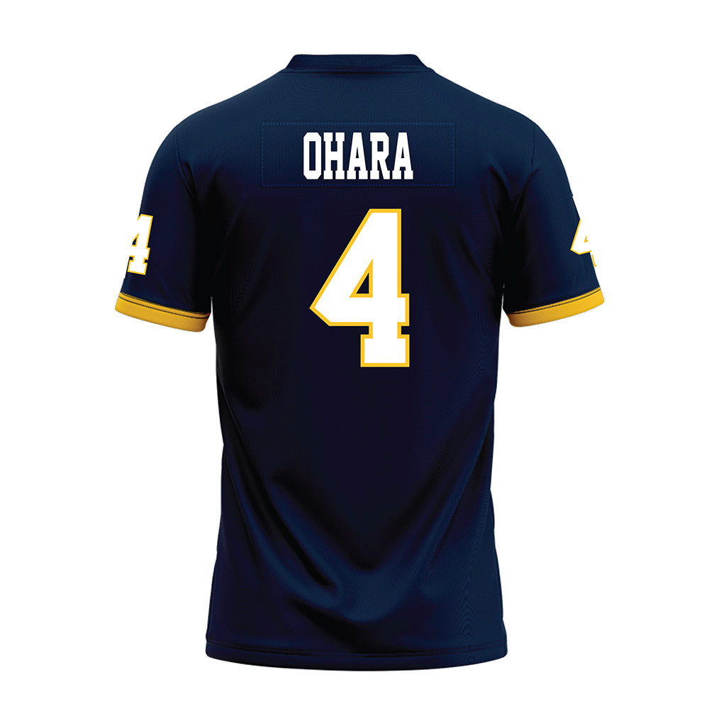 Murray State - NCAA Football : Thomas OHara - Navy Premium Football Jersey-1