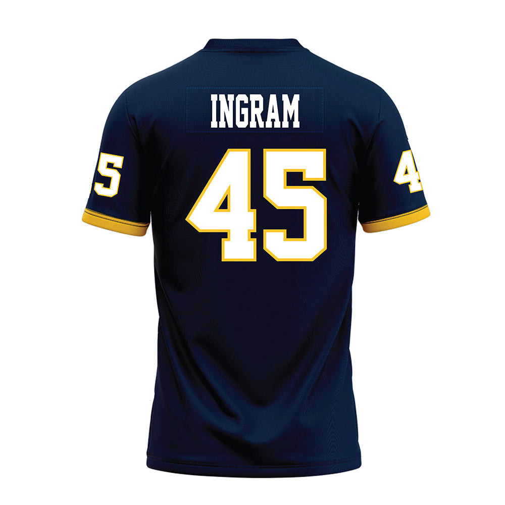 Murray State - NCAA Football : Klayton Ingram - Navy Premium Football Jersey-1