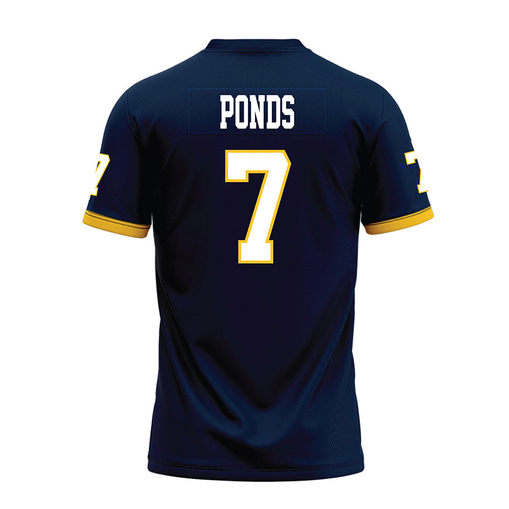 Murray State - NCAA Football : Marion Ponds - Navy Premium Football Jersey-1