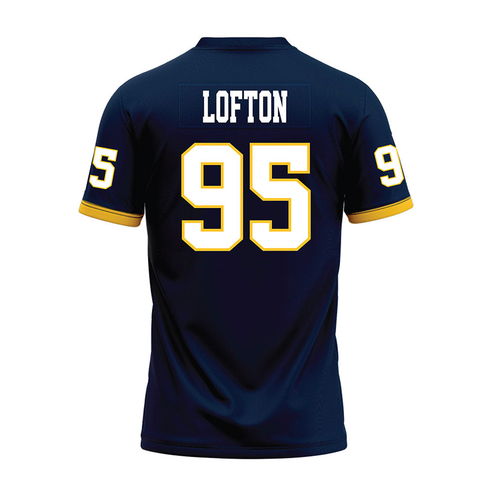 Murray State - NCAA Football : AaMarii Lofton - Navy Premium Football Jersey-1