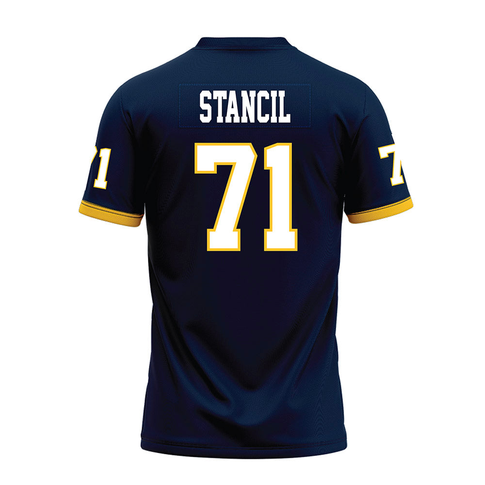 Murray State - NCAA Football : Cameron Stancil - Navy Premium Football Jersey-1