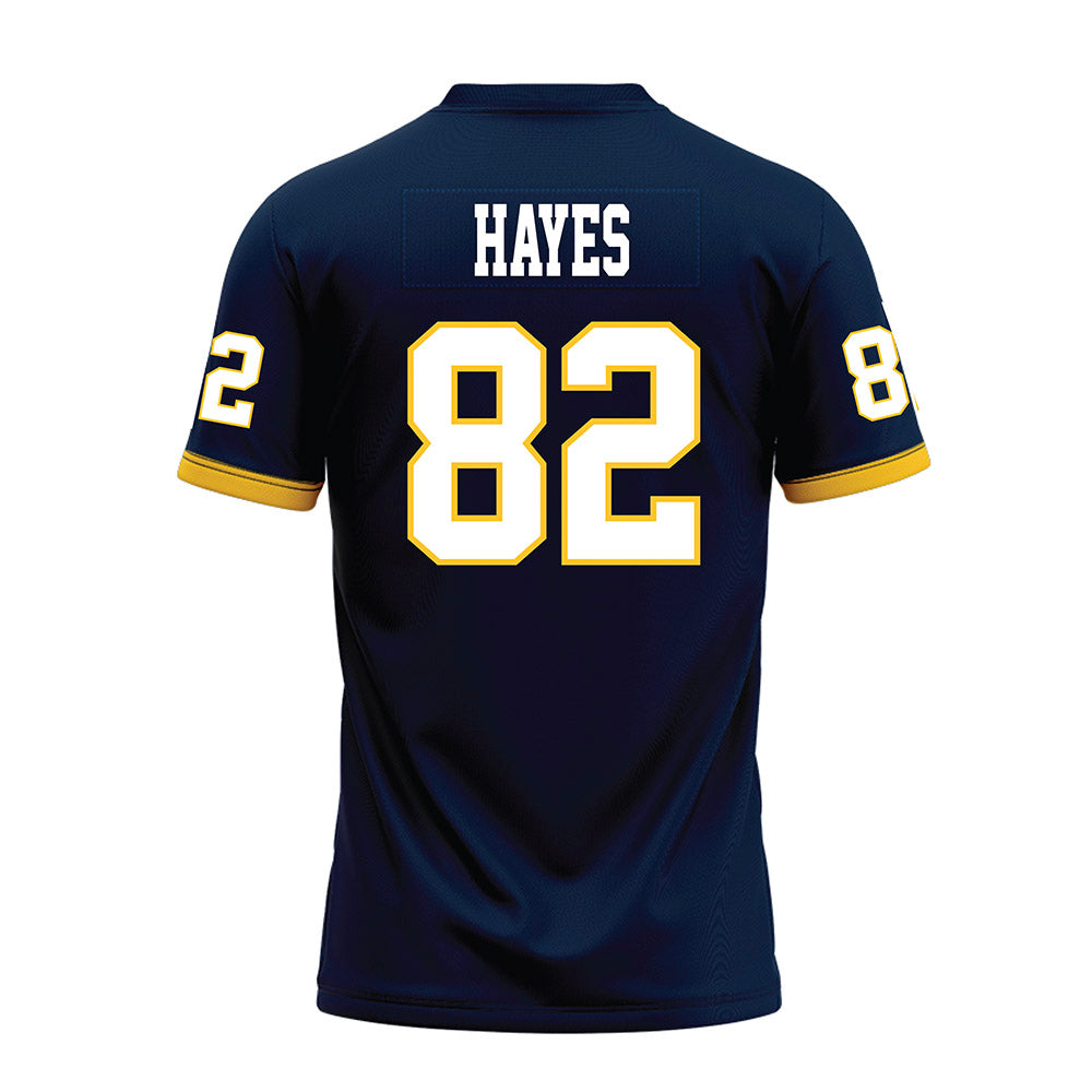 Murray State - NCAA Football : Arnett Hayes - Navy Premium Football Jersey-1